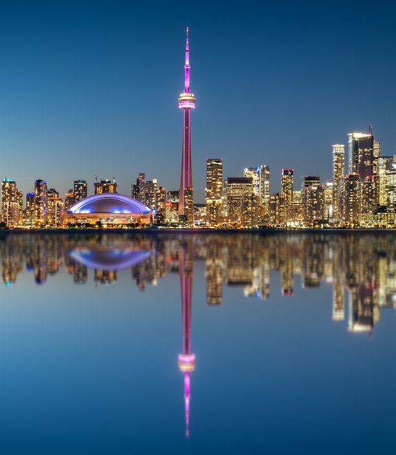 Toronto night time