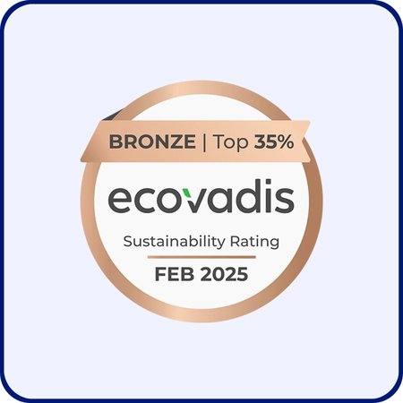 Bronze Ecovadis sustainability award for 2025