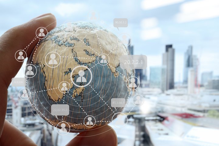 Globe and connections