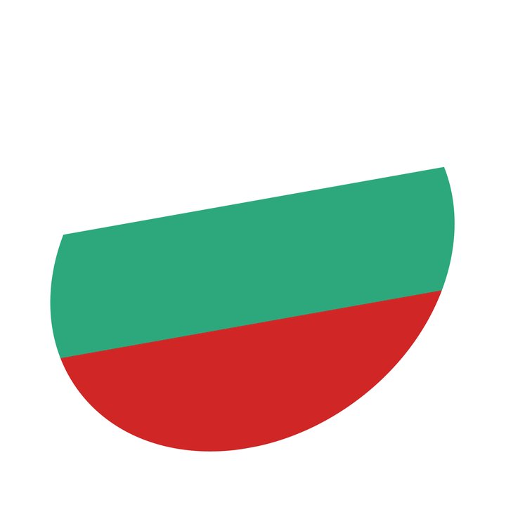 Bułgarska flaga.