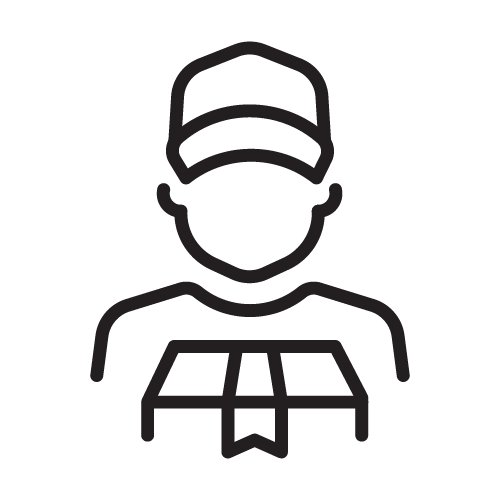 Spring Icons_courier with box