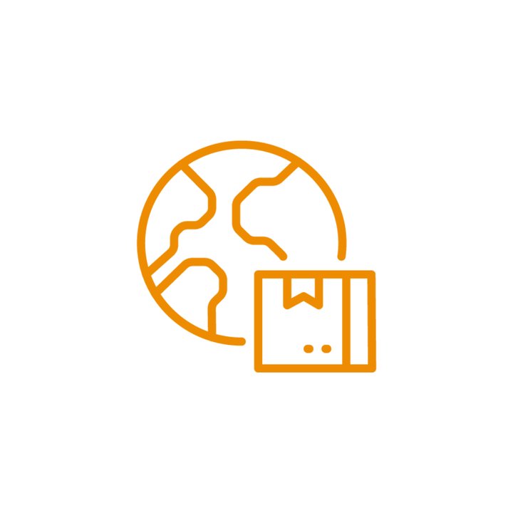 Spring Icon globe white space