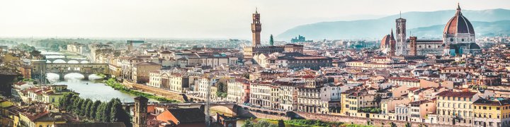 florence italy skyline banner